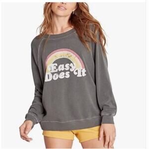 WILDFOX "Easy Does It" Rainbow Graphic Sweatshirt - Size XXL